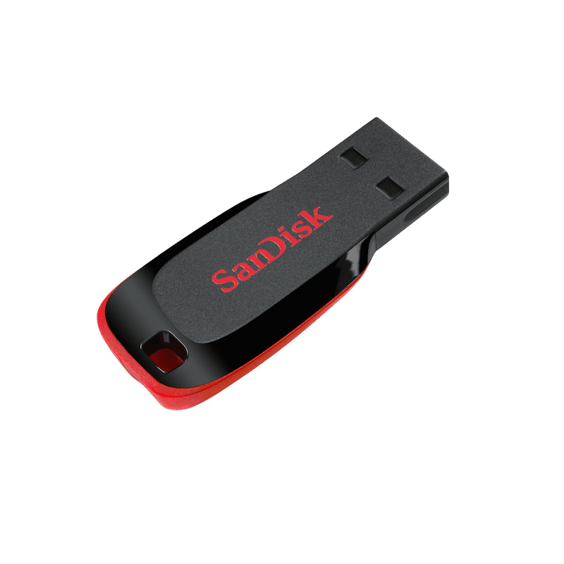 USB ključek 16GB SANDISK CRUZER BLADE, črno-rdeč  (SDCZ50-016G-B35)