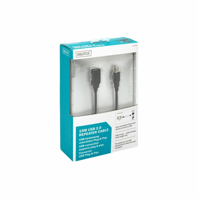 Line extender/repeater USB 2.0 do 15m Digitus