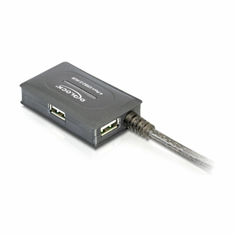 Line extender/repeater USB 2.0 do 10m + hub Delock