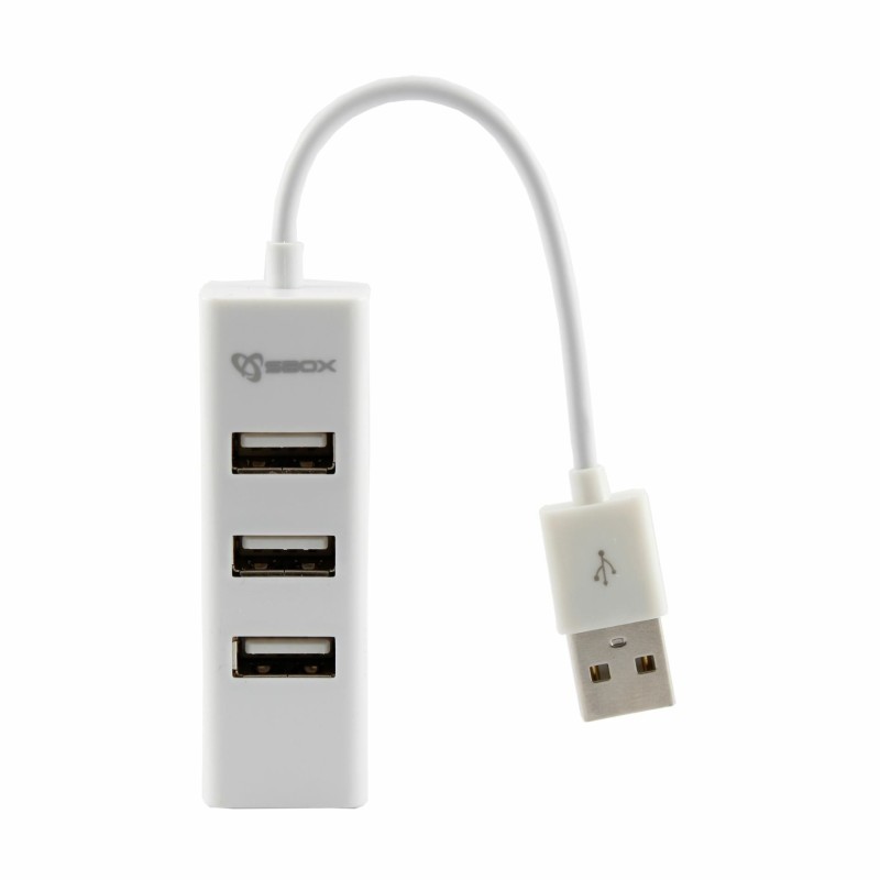 USB Hub SBOX H-204, 4x USB 2.0, bel