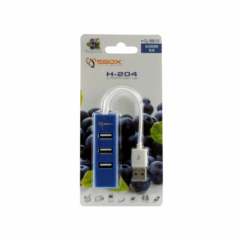 USB Hub SBOX H-204 4x USB 2.0, moder