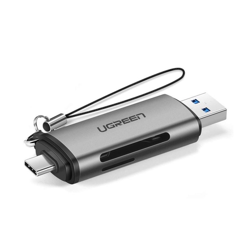 Čitalec kartic Ugreen 2v1, USB-C 3.0