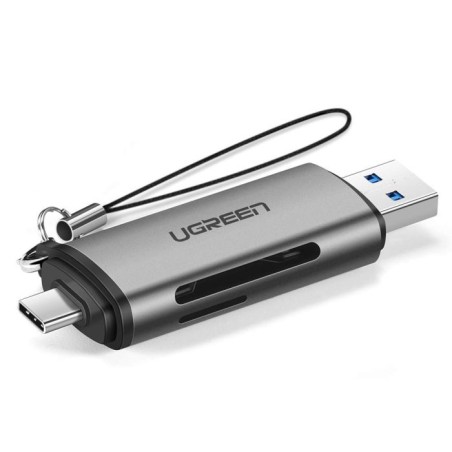 Čitalec kartic Ugreen 2v1, USB-C 3.0