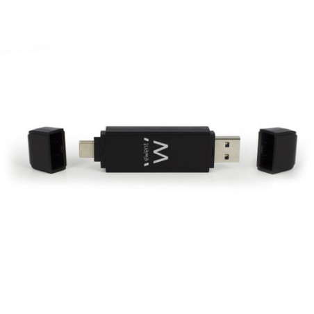Čitalec kartic Ewent EW1075, USB-C/A 3.0