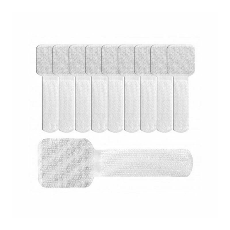 Vezice LTC velcro samolepljive WALL bele LTC3120