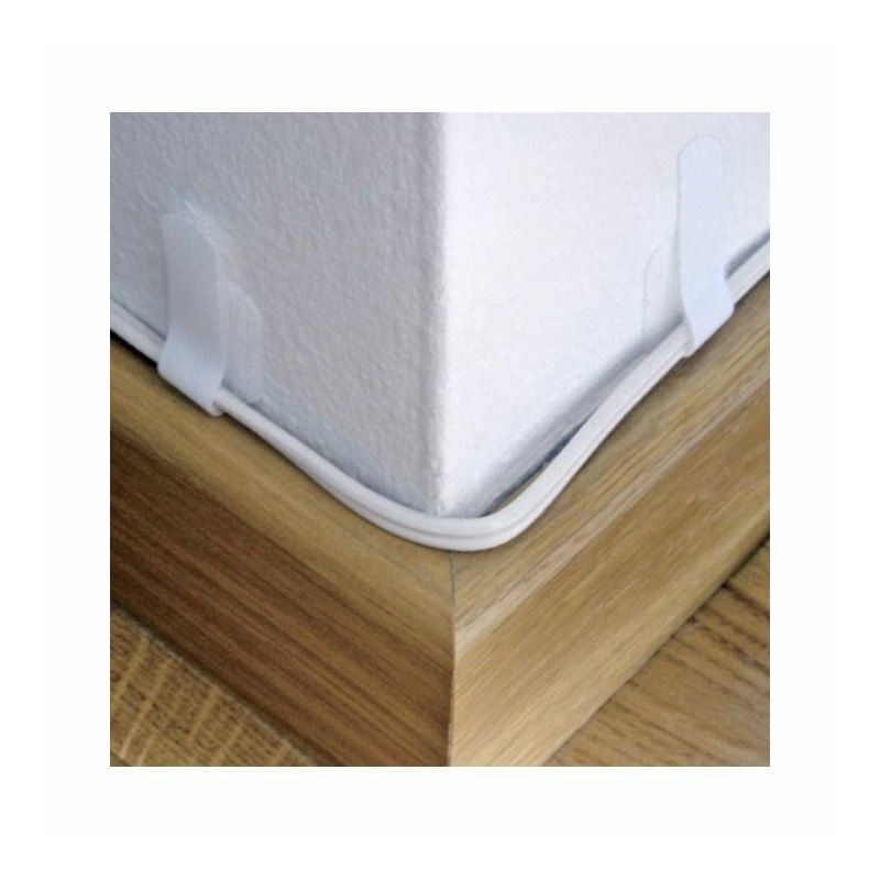 Vezice LTC velcro samolepljive WALL bele LTC3120