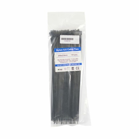 Vezice 250 x 2,8mm črne (pak/100)