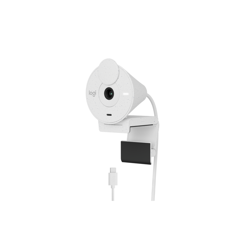 Kamera Logitech Brio 300, bela, USB