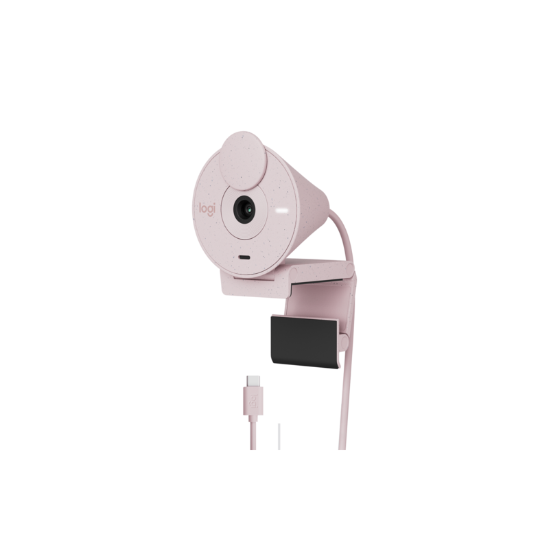 Kamera Logitech Brio 300, roza, USB