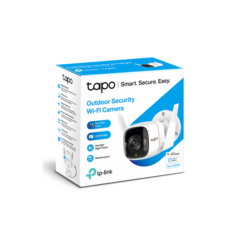 TP-LINK Tapo C320WS 2K QHD zunanja Wi-Fi varnostna kamera