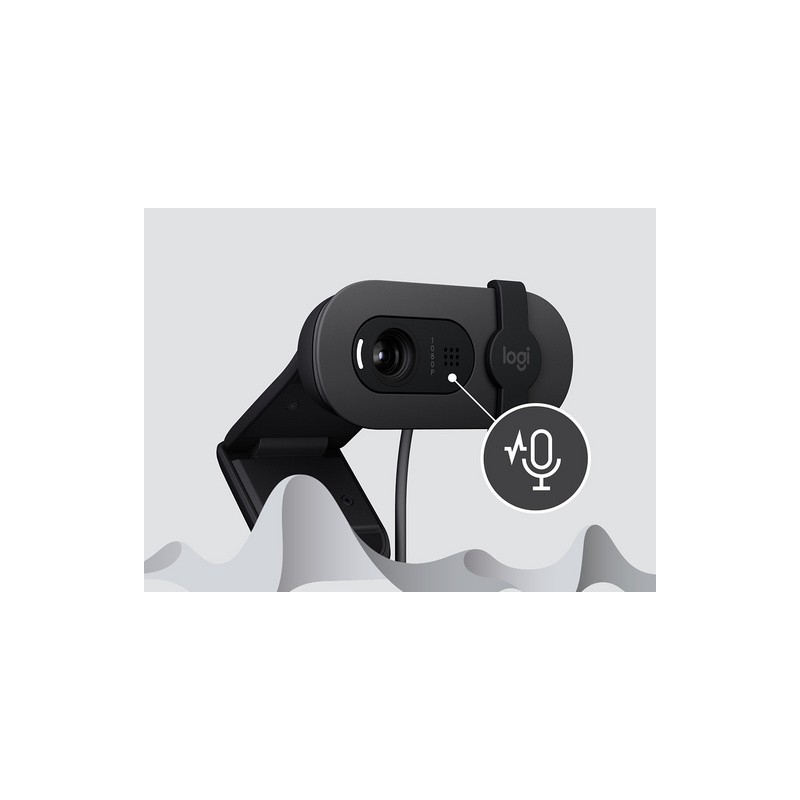 Spletna kamera LOGITECH BRIO 100, črna