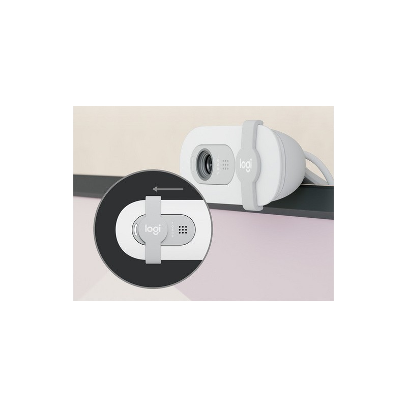 Spletna kamera LOGITECH BRIO 100, bela