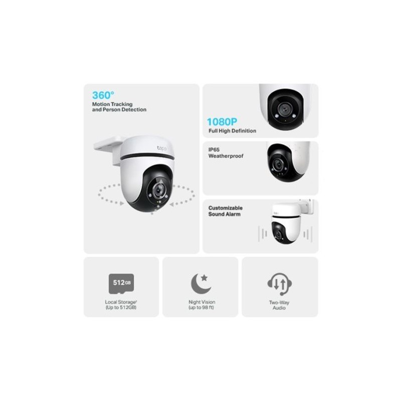 Zunanja varnostna kamera TP-LINK Tapo C500 FHD 360° Pan/Tilt, Wi-Fi