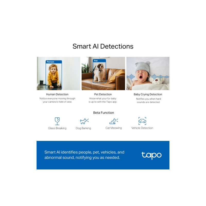 IP kamera TP-LINK Tapo C220 2k 4MP, C220