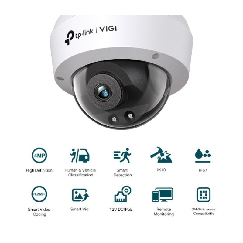 IP kamera TP-LINK VIGI 4MP IR, VIGI C240I(4mm)