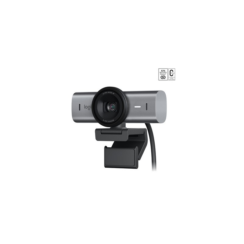 Spletna kamera Logitech MX BRIO, 4K Ultra HD, grafitna