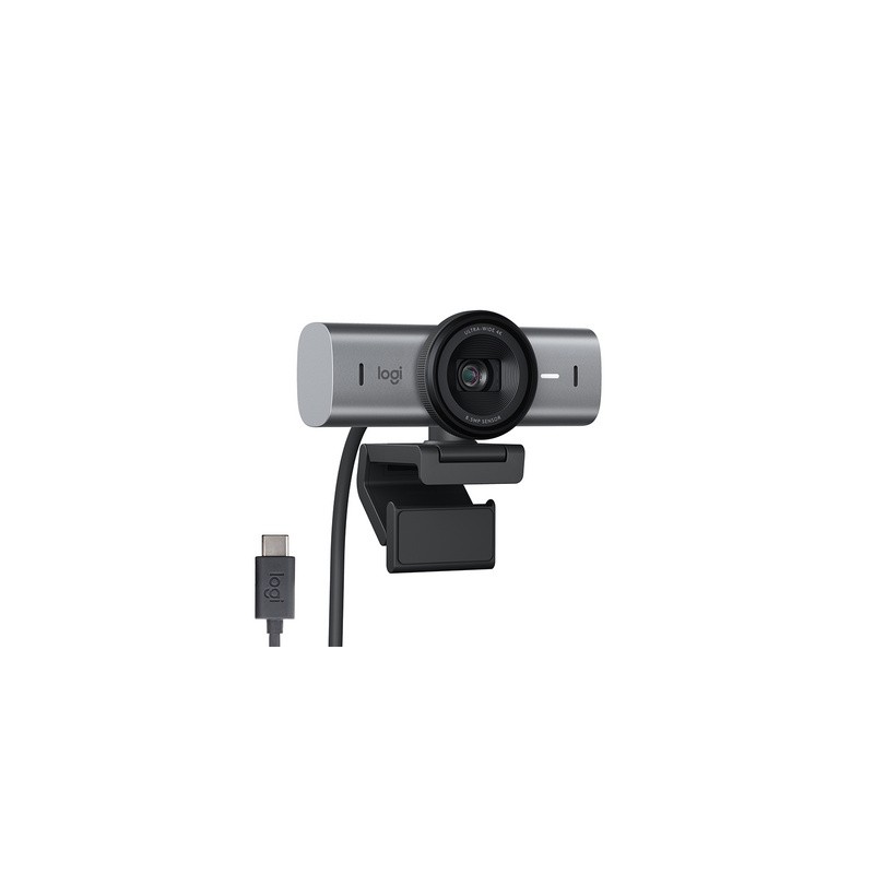 Spletna kamera Logitech MX BRIO, 4K Ultra HD, grafitna