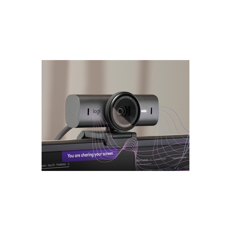 Spletna kamera Logitech MX BRIO, 4K Ultra HD, grafitna