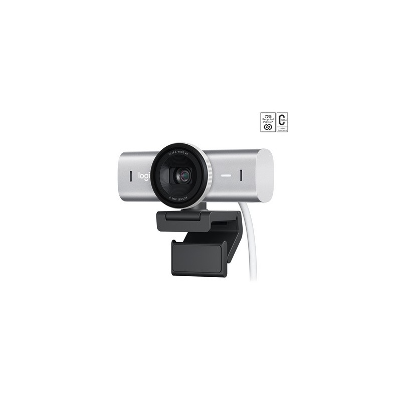 Spletna kamera Logitech MX BRIO, 4K Ultra HD, siva