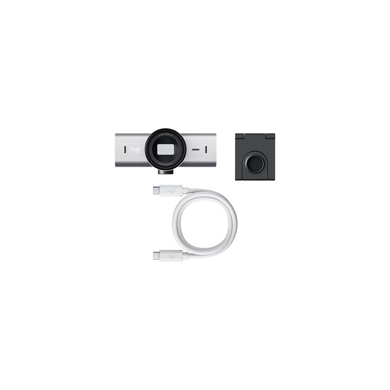 Spletna kamera Logitech MX BRIO, 4K Ultra HD, siva