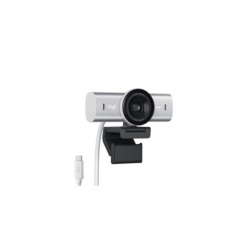 Spletna kamera Logitech MX BRIO, 4K Ultra HD, siva