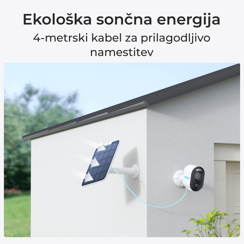 IP kamera Reolink Argus B310 z Solarnim panelom