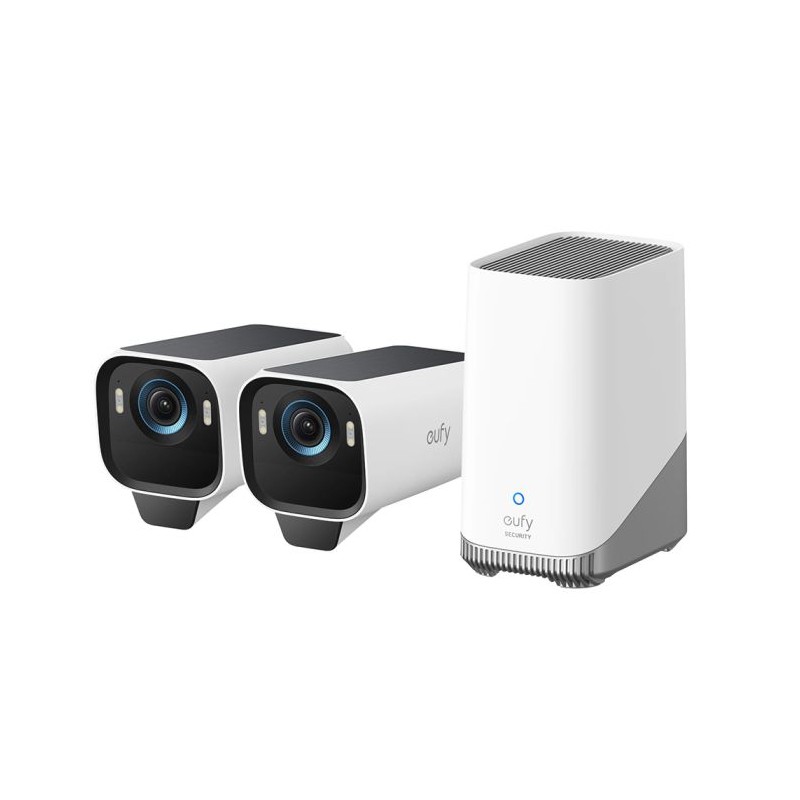 IP kamera Anker Eufy Security eufyCam S3 Pro, komplet 2 kameri + baza, T88923W1