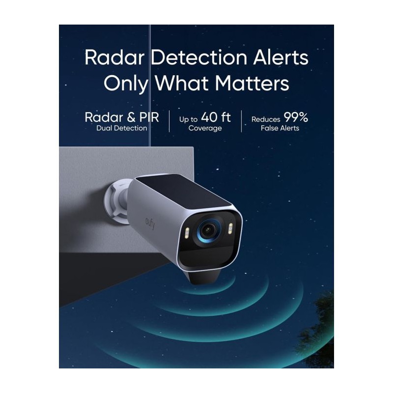IP kamera Anker Eufy Security eufyCam S3 Pro, komplet 2 kameri + baza, T88923W1