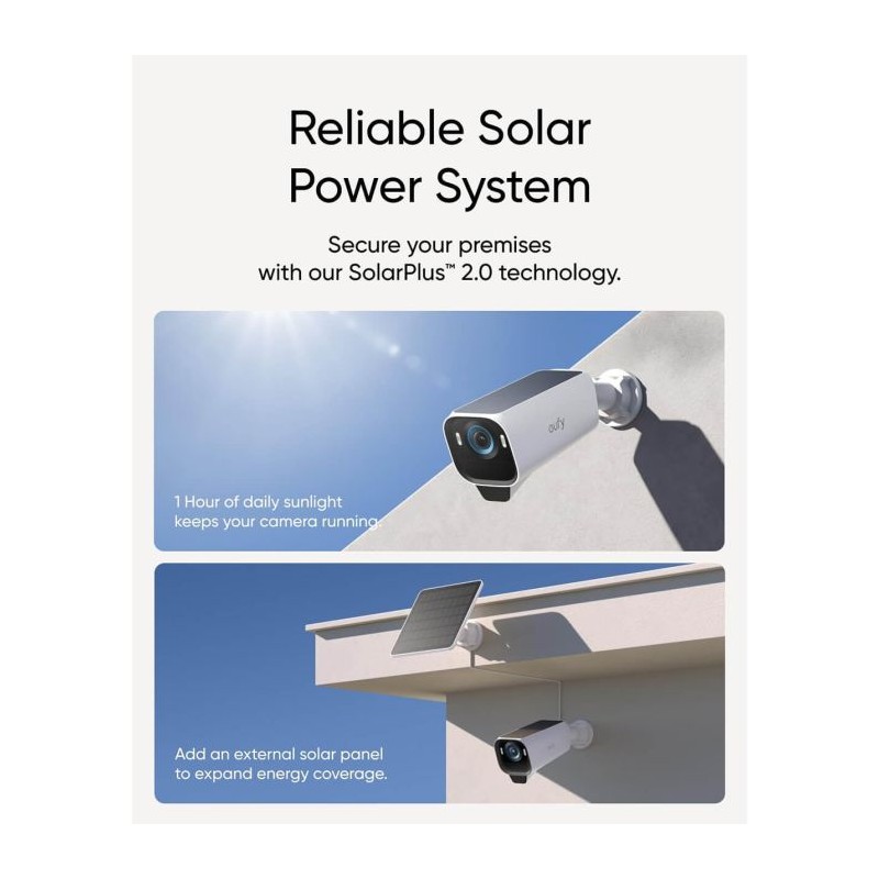IP kamera Anker Eufy Security eufyCam S3 Pro, komplet 2 kameri + baza, T88923W1