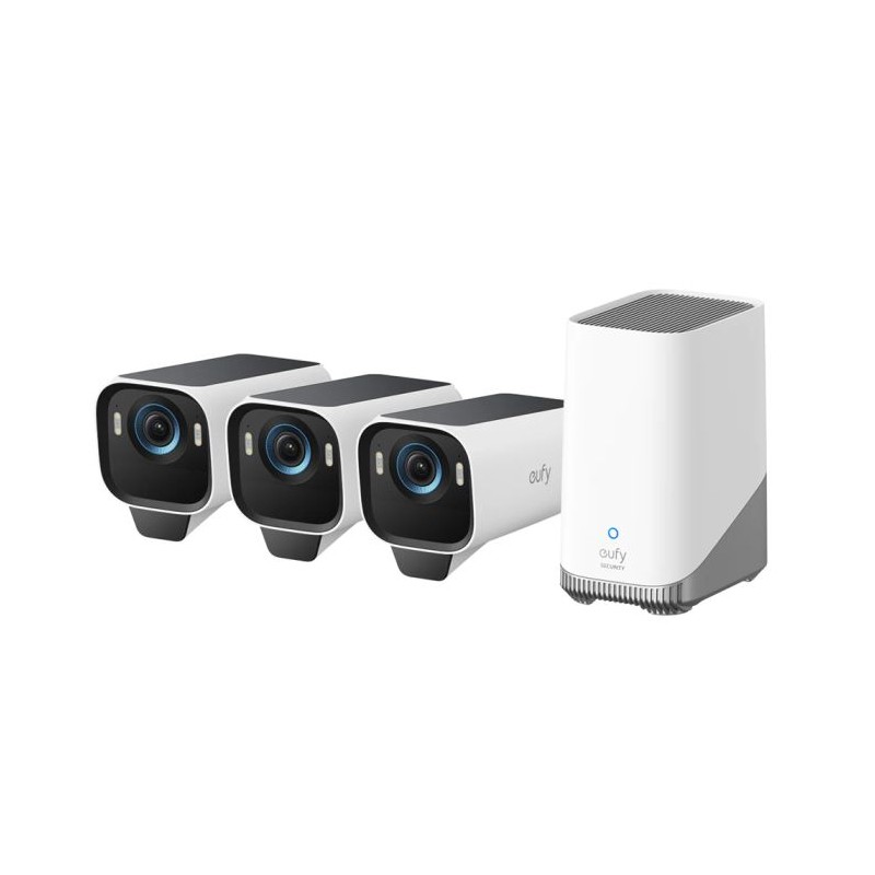 IP kamera Anker Eufy Security eufyCam S3 Pro, komplet 3 kamere + baza, T88933W1