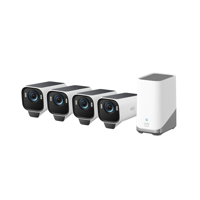 IP kamera Anker Eufy Security eufyCam S3 Pro, komplet 4 kamere + baza, T88943W1