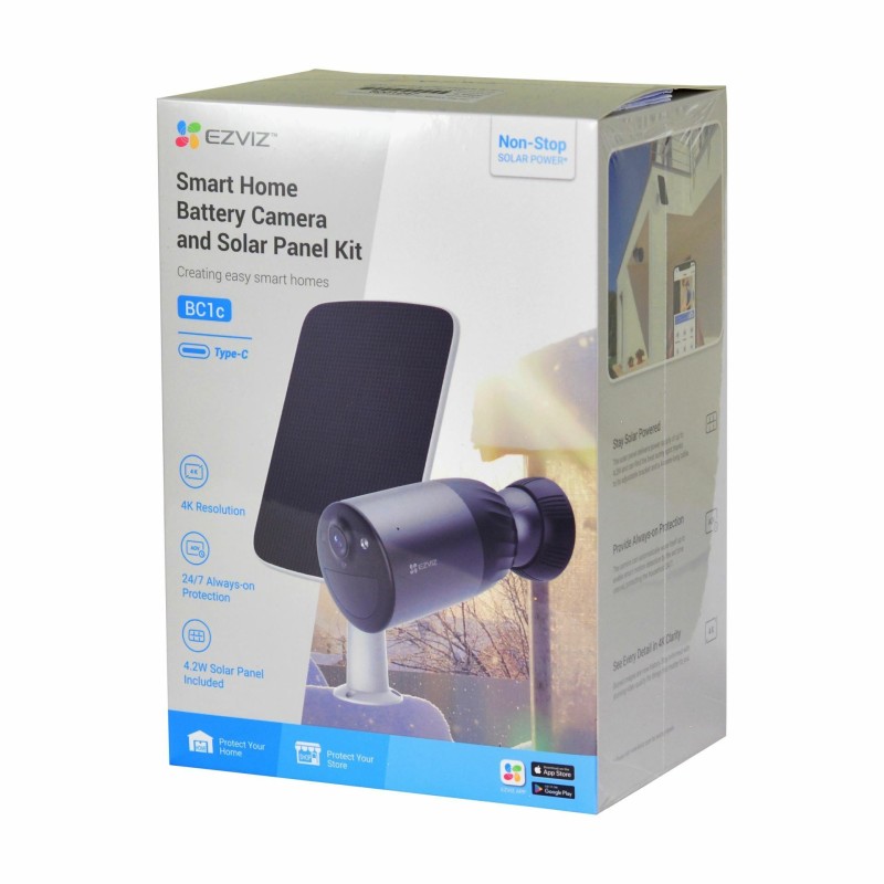 IP kamera EZVIZ CS-BC1C, 8.0MP + solarni panel