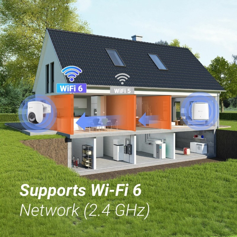IP kamera EZVIZ PT HB8 Lite, 4.0 MP, zunanja, z akumulatorjem