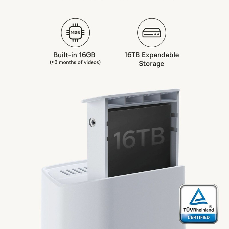 IP kamera Baseus N1 2-Cam Kit, 3.0 MP, z akumulatorjem