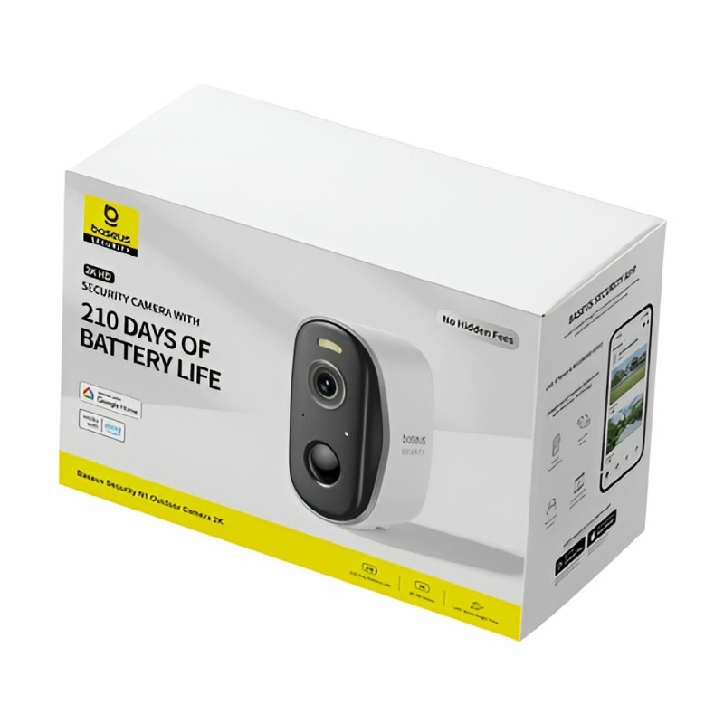 IP kamera Baseus N1 2K, 3.0MP, zunanja, vgrajen akumulator
