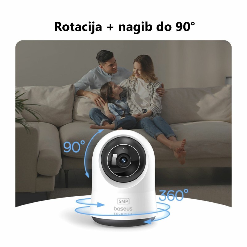 IP kamera Baseus P1 Pro, 5.0MP