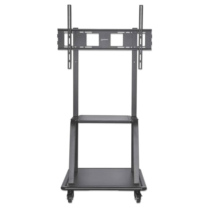 Multimedijski voziček 37in-100in MANHATTAN, 150kg, črn
