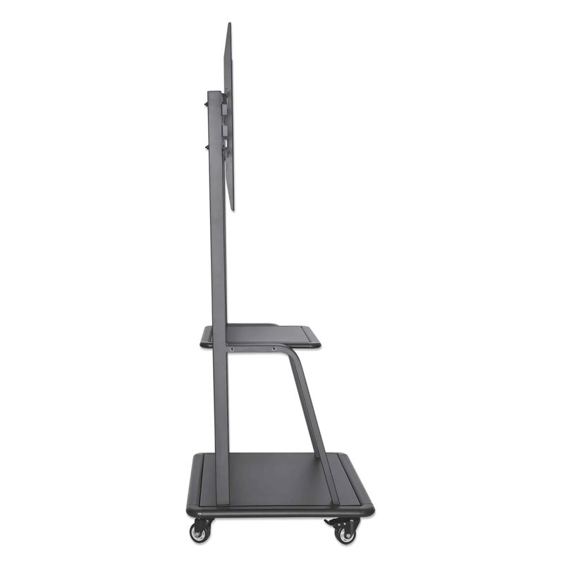 Multimedijski voziček 37in-100in MANHATTAN, 150kg, črn