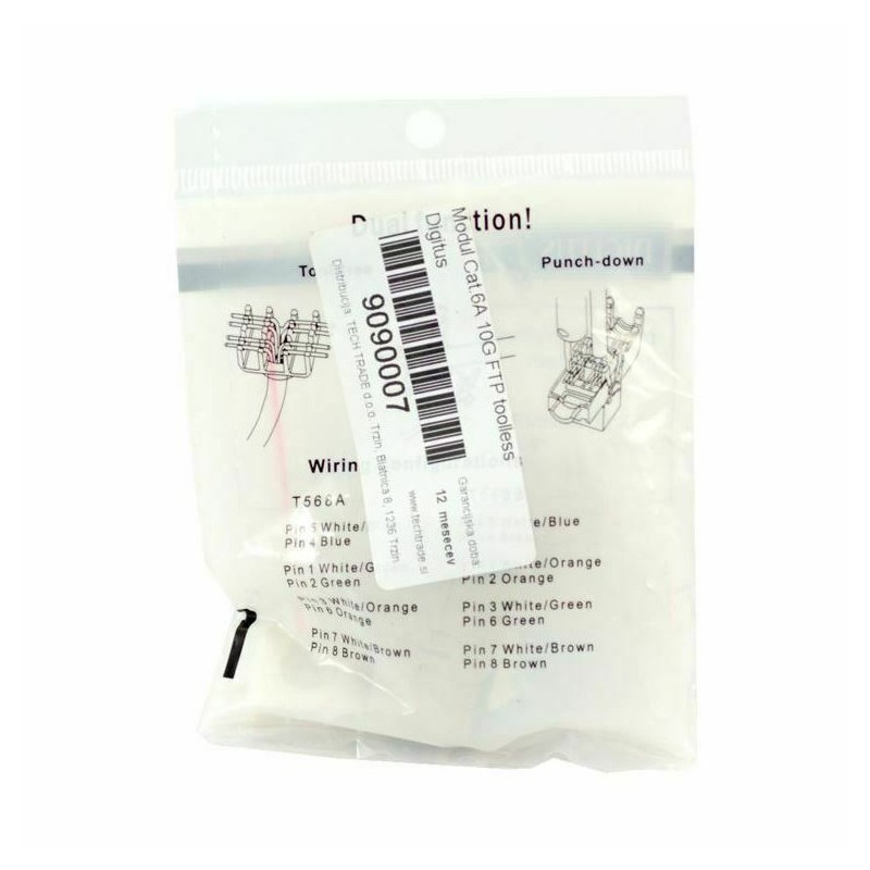 Modul Cat.6A 10G FTP toolless Digitus