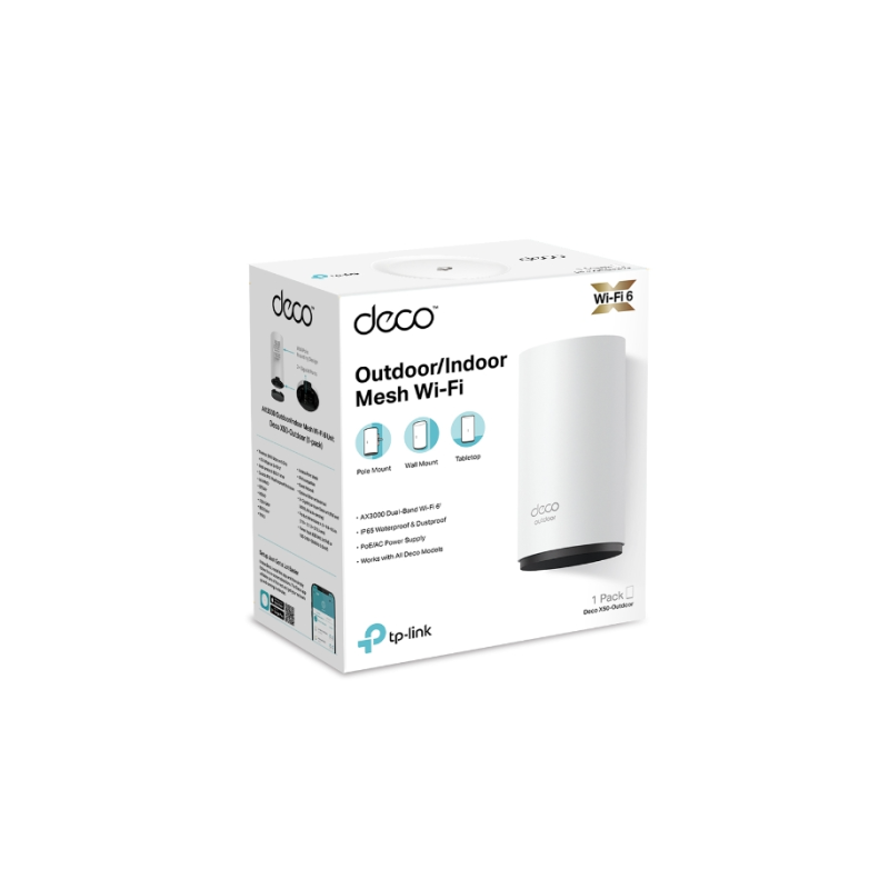 Usmerjevalnik (router) TP-LINK Deco X50-Outdoor AX3000 WiFi 6 Mesh 1-pack