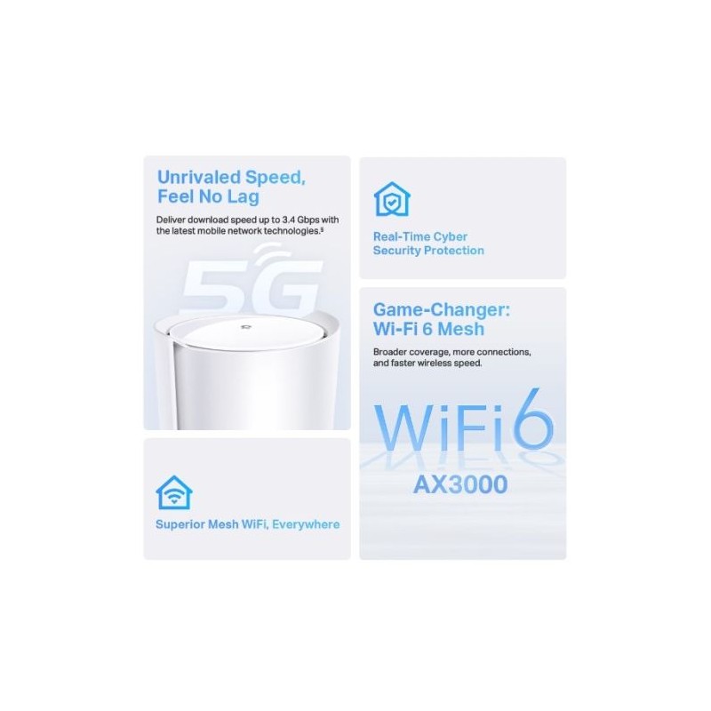 Usmerjevalnik (router) TP-Link Deco X50-5G Mesh, 1-pack