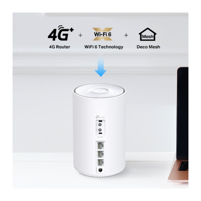 Usmerjevalnik (router) TP-LINK Deco X10-4G, 4G+ WiFi 6
