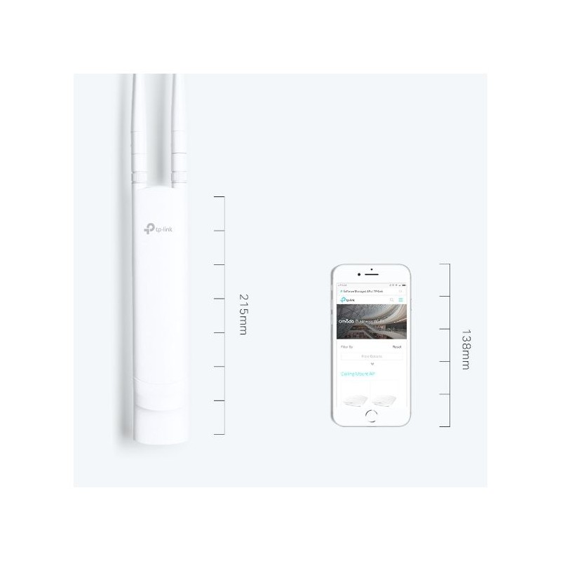Dostopna točka (access point) TP-LINK EAP110-OUTDOO 300Mbps, IP65 V3