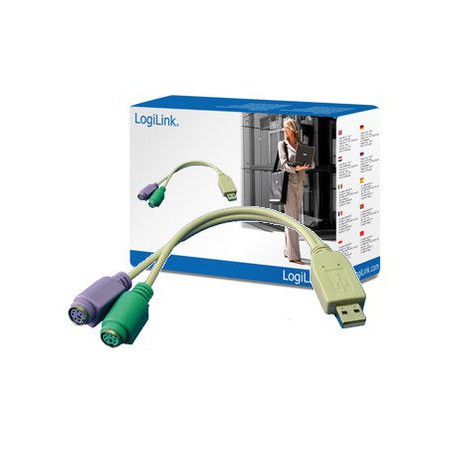 Adapter USB2.0 na 2xPS2