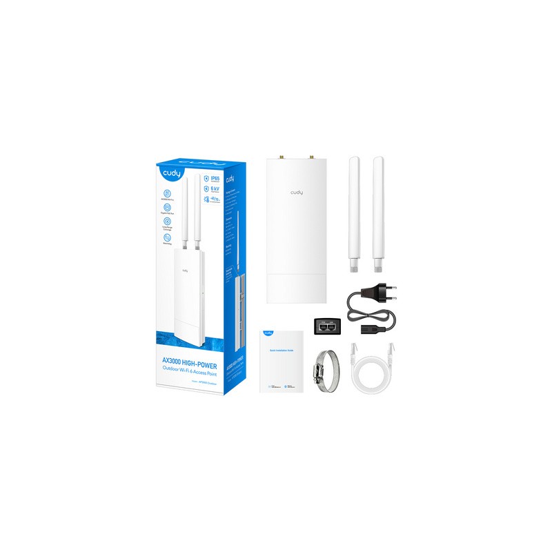 Dostopna točka (access point) CUDY AP3000, zunanja WiFi6 PoE