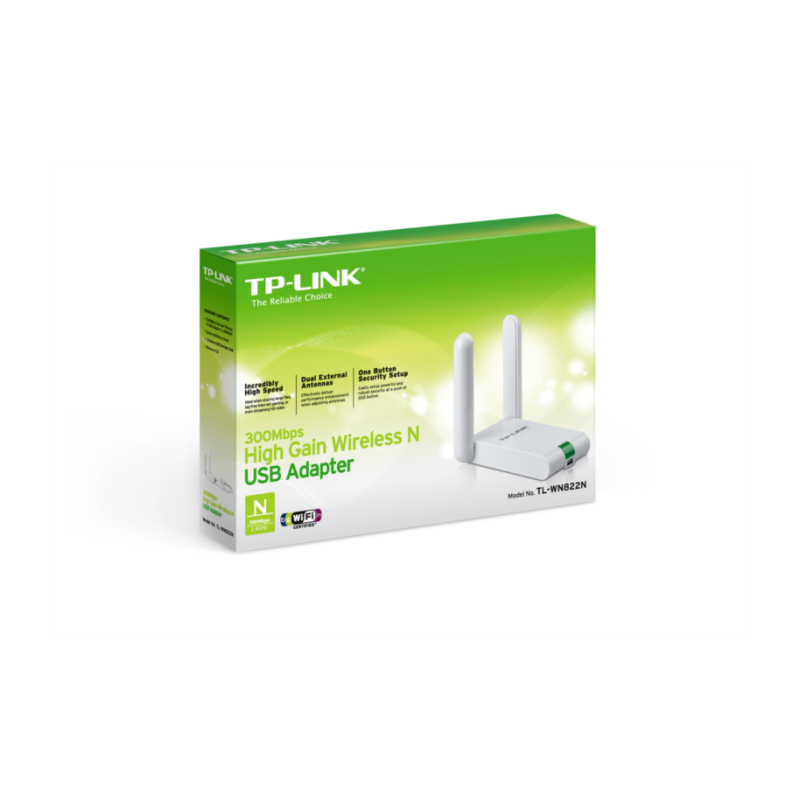 TP-LINK TL-WN822N brezžična USB mrežna kartica 300Mbps High Gain