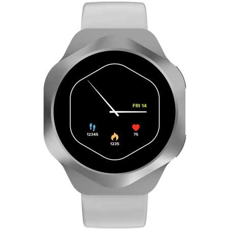 Pametna ura CANYON Smart Watch Hexagon 88 BT-CALL Silver