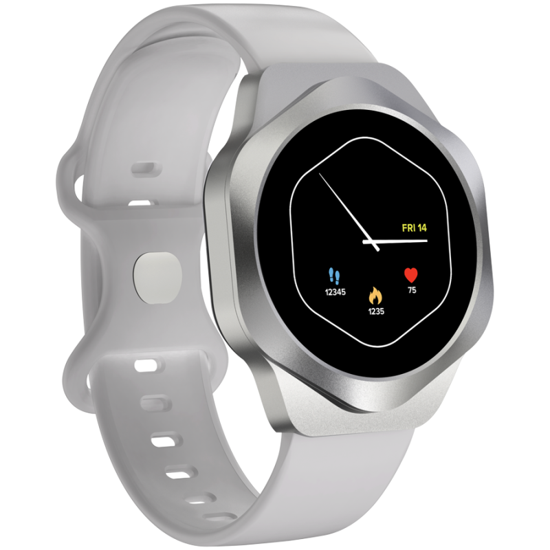 Pametna ura CANYON Smart Watch Hexagon 88 BT-CALL Silver