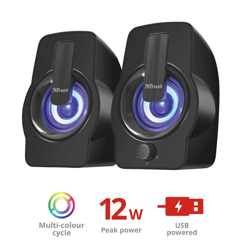 Zvočnik Gemi RGB 2.0 črn