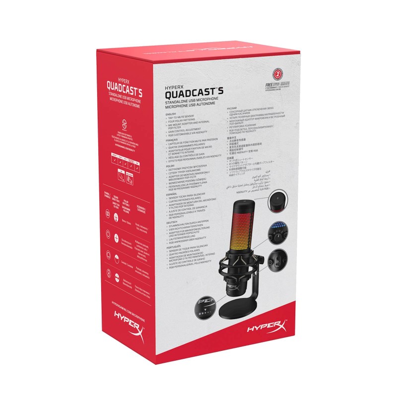 Mikrofon HP HyperX QuadCast S
